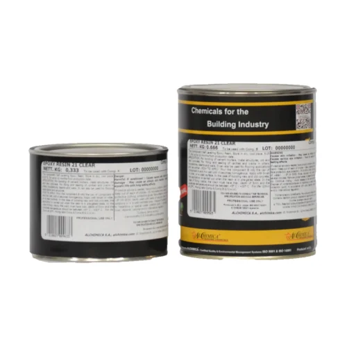 EPOXY RESIN-21-CLEAR - ΣΥΓΚΟΛΛΗΤΙΚΗ ΕΠΟΞΕΙΔΙΚΗ ΡΗΤΙΝΗ ΔΥΟ ΣΥΣΤΑΤΙΚΩΝ