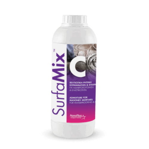 SurfaMix™ C - Βελτιωτική ρητίνη κονιαμάτων & επιχρισμάτων για αδιαβροχοποίηση & ελαστικότητα, υδατικής βάσης.