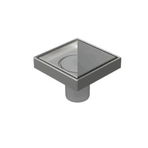ΣΙΦΩΝΙ ΔΑΠΕΔΟΥ ΜΕ ΣΧΑΡΑ & ΠΛΑΙΣΙΟ STAINLESS STEEL PEDESTAL FOR TILES - D50