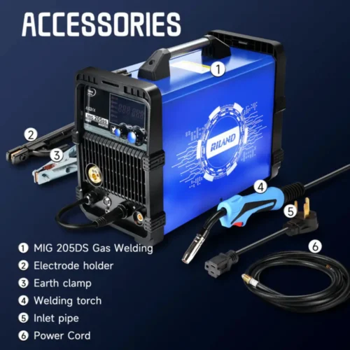 ΠΟΛΥΜΗΧΑΝΗΜΑ ΣΥΓΚΟΛΛΗΣΗΣ 5 ΣΕ 1 MIG/TIG/MMA – MIG205DS 110V/220V - Image 4