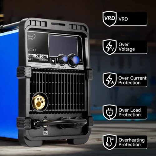ΠΟΛΥΜΗΧΑΝΗΜΑ ΣΥΓΚΟΛΛΗΣΗΣ 5 ΣΕ 1 MIG/TIG/MMA – MIG205DS 110V/220V - Image 3